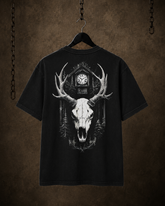 Hirschschädel - Heavy T-Shirt (220GSM)