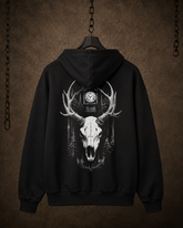Hirschschädel - Heavy Zip Hoodie (350GSM)
