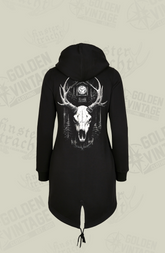 Sweatparka "Hirschschädel"