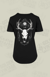 Damen T-Shirt "Hirschschädel"