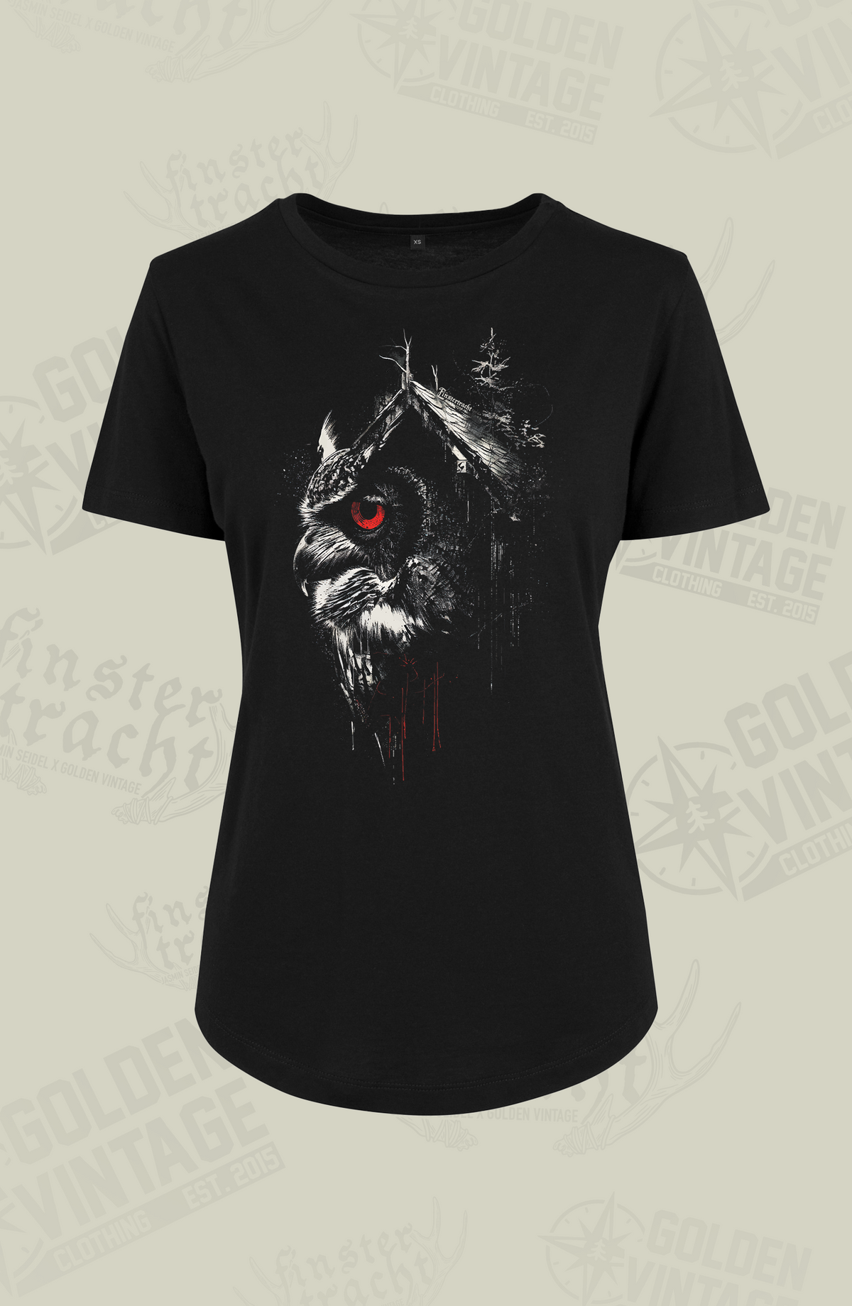 Damen T-Shirt "Nachteule"