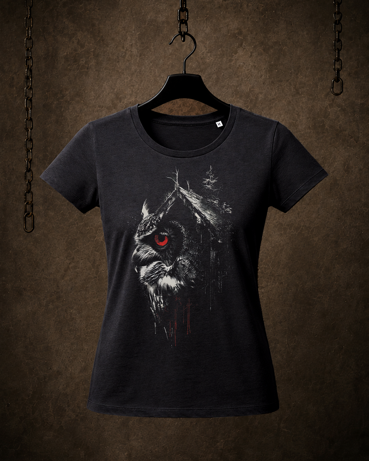 Nachteule - Basic Damen T-Shirt (190GSM)