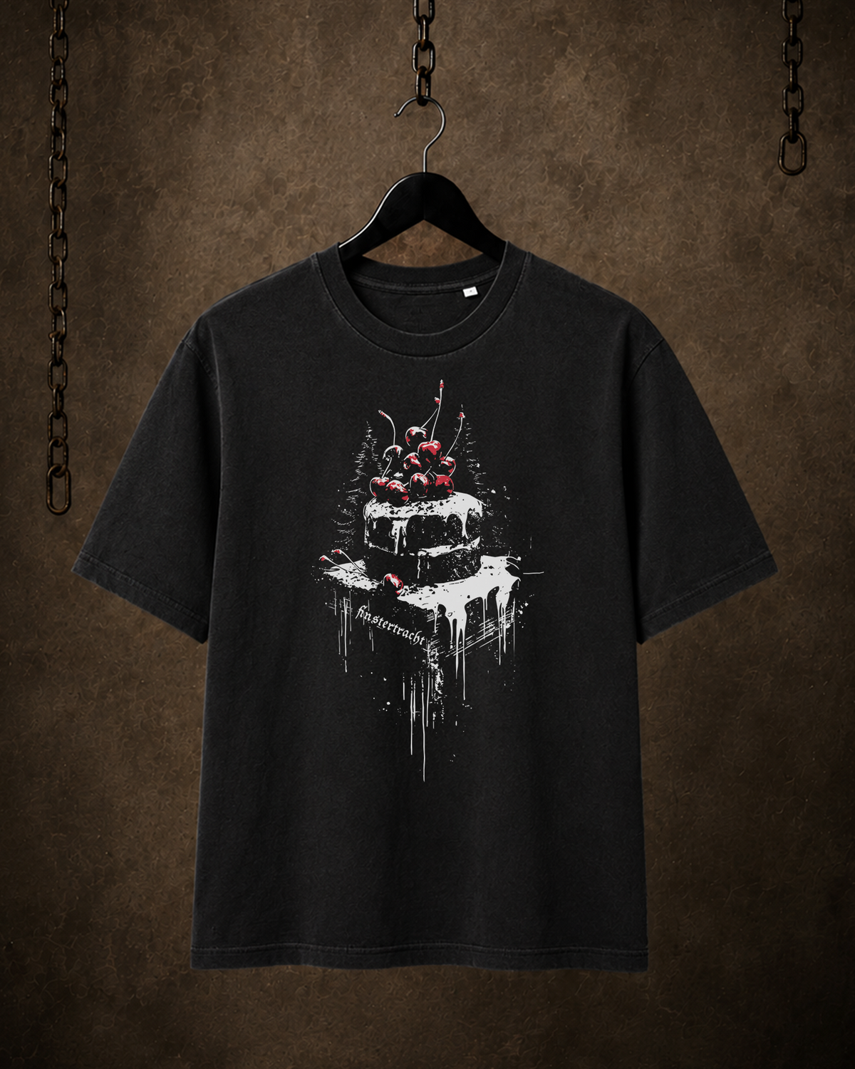 Kirschtorte - Basic Herren T-Shirt (190GSM)
