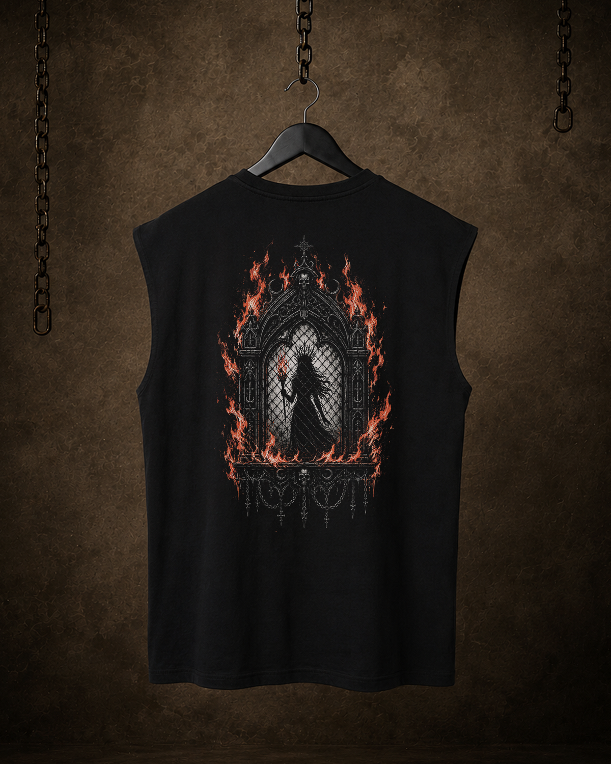 Burn down my House - Sleeveless Shirt (180GSM)