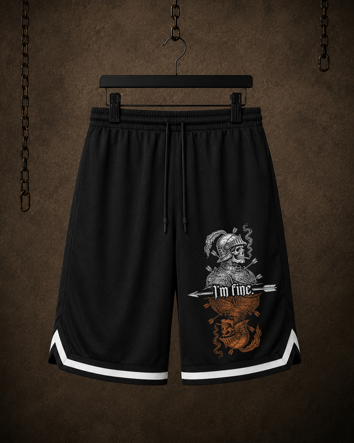 I'm Fine. - Mesh Shorts (130GSM)