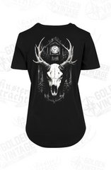 Damen T-Shirt "Hirschschädel"