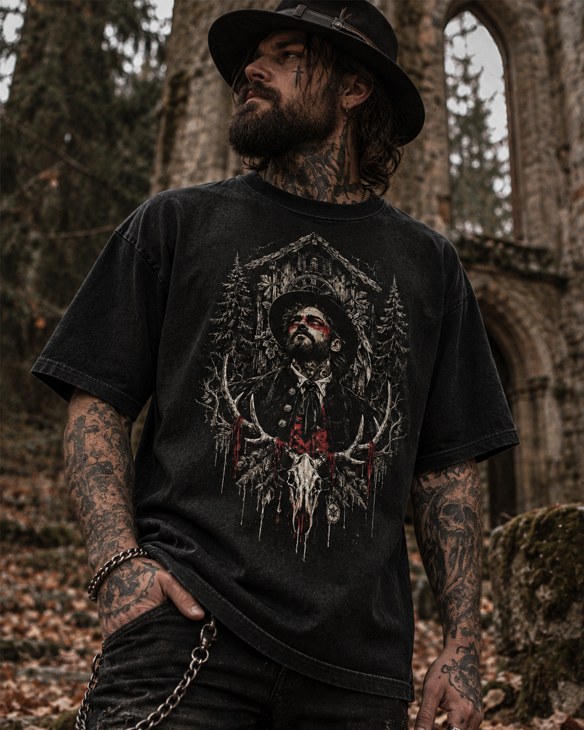 Schwarzwald Bub - Basic Herren T-Shirt (190GSM)