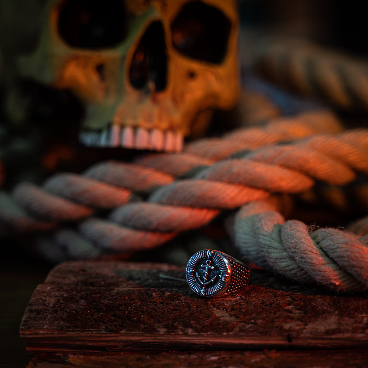 Ring "Anchor Compass"